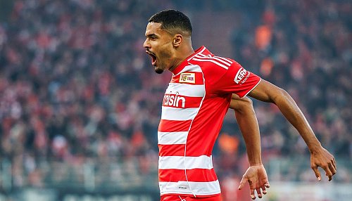 Achtung Standards: Union-Verteidiger Danilho Doekhi war vor dreieinhalb Wochen zweimal nach ruhenden Bällen gegen die Bayern erfolgreich. - © Andreas Gora/dpa