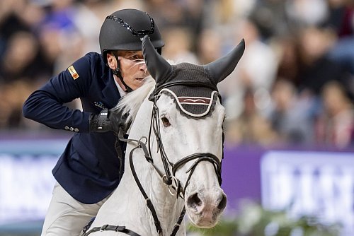 Die deutschen Springreiter bleiben beim Weltcup-Finale ohne Titel. - © Til Buergy/KEYSTONE/dpa
