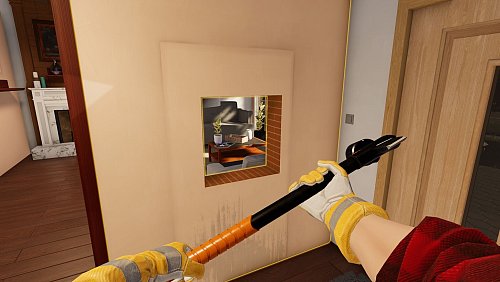 Wand weg? Kein Problem. In «House Flipper 2» kann man Mauern mit dem Vorschlaghammber einreißen. - © Frozen District/dpa-tmn