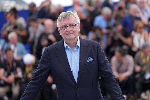 Sergei Loznitsa bei der Vorstellung seines neuen Films in Cannes. - © Lewis Joly/Invision/AP/dpa