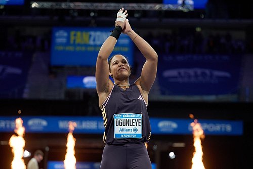 Kugelstoßerin Yemisi Ogunleye ist nach der Premiere im Vorjahr zum zweiten Mal am Start. (Archivfoto) - © Bernd Thissen/dpa