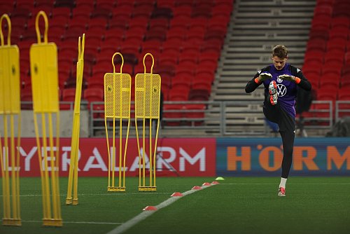 Der Stuttgarter Alexander Nübel bestreitet in Ungarn sein zweites Länderspiel. - © Christian Charisius/dpa