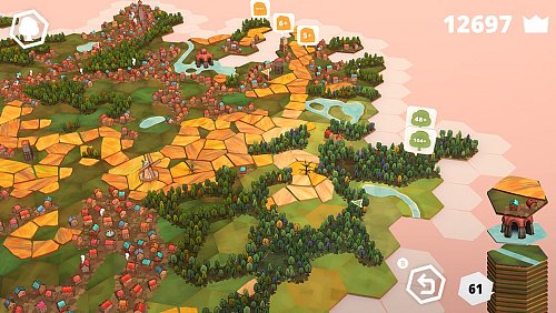 Cleverer Mix aus Aufbaustrategie und Kartenlegespiel: Mit diesem Konzept eroberte eroberte «Dorfromantik» die Spielwelt. - © Stray Fawn Studio/dpa-tmn