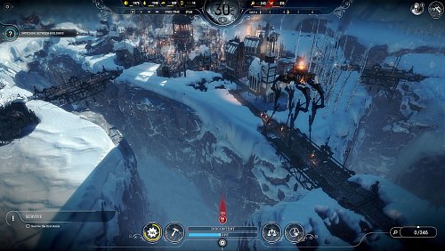 So so bedrückend wie herausfordernd: In der eisigen Welt von «Frostpunk» gibt es praktisch keine guten Entscheidungen. - © 11 bit studios/dpa-tmn