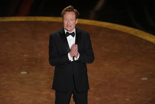 Erstmals moderierte US-Comedian Conan O\\\'Brien. - © Chris Pizzello/Invision/AP/dpa