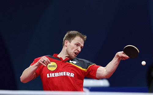 Benedikt Duda steht überraschend im Halbfinale der Tischtenniss-EM. - © Jiang Hongjing/Xinhua/dpa