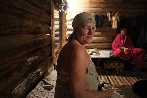 Eda Verooja erledigte den Papierkram: 2014 nahm die Unesco die Rauchsauna in ihre Liste des immateriellen Erbes der Menschheit auf. - © Friederike Ostermeyer/dpa-tmn