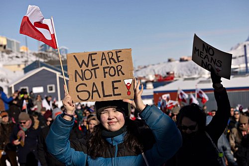 Eine deutliche Mehrheit der Grönländer will nicht Teil der USA werden. (Archivbild) - © Christian Klindt Soelbeck/Ritzau Scanpix Foto/AP/dpa