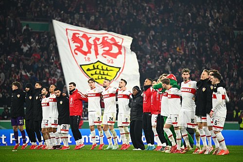 Der VfB Stuttgart steht im DFB-Pokal-Halbfinale. - © Tom Weller/dpa