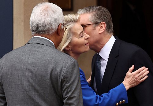 Der Gipfel in London war der Erste seit dem EU-Austritt Großbritanniens. - © Henry Nicholls/Pool AFP/AP/dpa