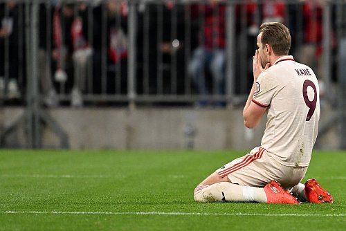 Vergab eine Mega-Chance zur Bayern-Führung: Harry Kane. - © Sven Hoppe/dpa
