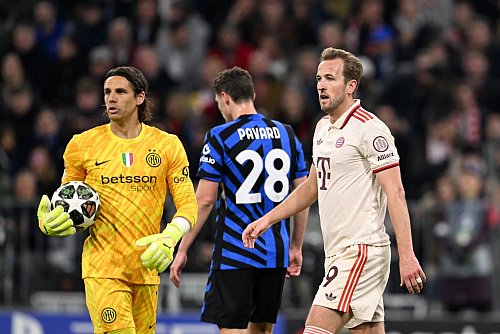Der frühere Bayern-Keeper Yann Sommer stand im Tor von Inter wiederholt im Blickpunkt. - © Sven Hoppe/dpa