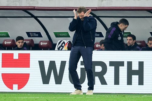 Bundestrainer Julian Nagelsmann sah einen anderen Spielverlauf als am Samstag beim berauschenden 7:0. - © Christian Charisius/dpa