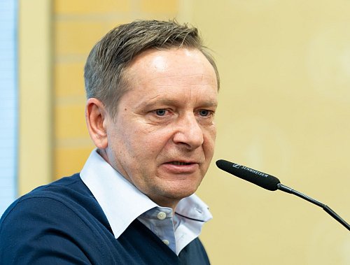 Union-Geschäftsführer Horst Heldt sieht Baumgarts Rückkehr als Chance. - © Soeren Stache/dpa