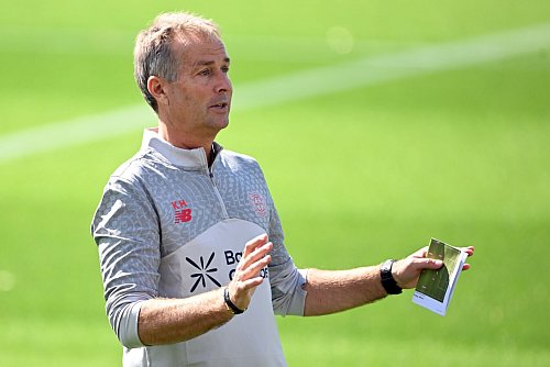 Soll Bayer Leverkusen wieder auf Erfolgskurs bringen: Neu-Trainer Kasper Hjulmand. - © Federico Gambarini/dpa