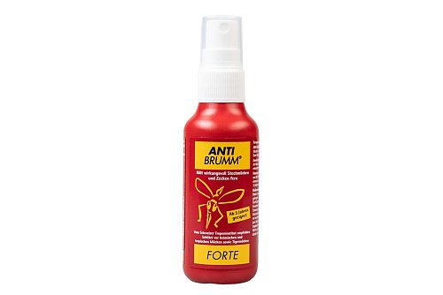Testsieger: Das Spray «Forte» von Anti Brumm bekam sowohl beim Mücken- als auch beim Zeckenschutz die Note «sehr gut». - © Stiftung Warentest/dpa-tmn