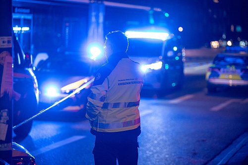 Der Einsatz der Polizei lief am Abend noch. - © Rene Schröder/News5/dpa