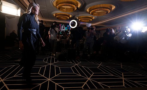 In München stellte Fischer ihre Tourneepläne vor. - © Peter Kneffel/dpa