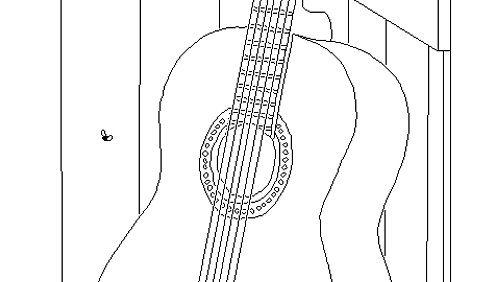 Warum nicht Gitarre? «Ein Instrument lernen», steht auf der Bucket List dieser Fliege. - © Playables/Panic/dpa-tmn