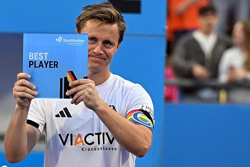 In seinem letzten Turnier wurde Mats Grambusch zum besten Spieler des Turniers gewählt. - © Federico Gambarini/dpa