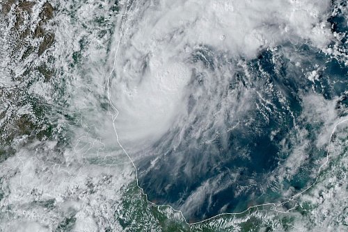 «Milton» wird laut Vorhersagen voraussichtlich Mitte der Woche als Hurrikan der Kategorie 3 an Floridas Westküste auf Land treffen. - © Uncredited/National Oceanic and Atmospheric Administration via AP/dpa