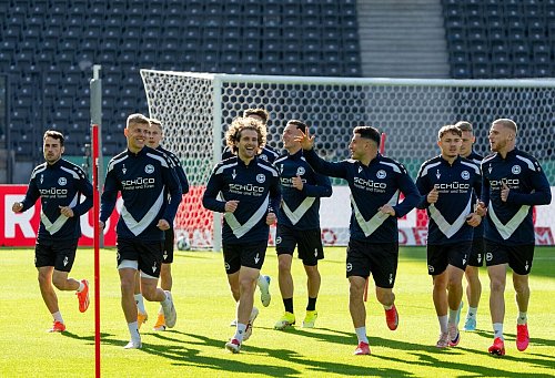 Die Bielefelder wollen Pokal-Geschichte schreiben. - © Soeren Stache/dpa