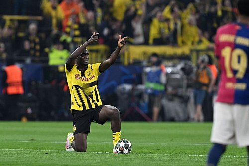 Niemals zuvor traf ein BVB-Spieler in einer Champions-League-Saison so oft wie Serhou Guirassy in dieser. - © Federico Gambarini/dpa