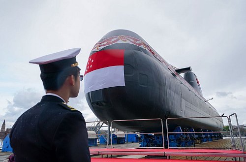 Singapur hatte in der Vergangenheit bereits vier U-Boote in Kiel bestellt. (Archivbild) - © Marcus Brandt/dpa