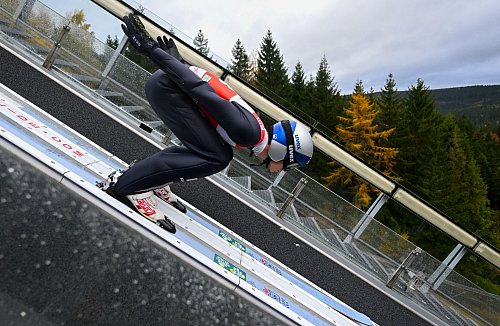 Andreas Wellinger war im Sommer nicht in Topform. - © Hendrik Schmidt/dpa