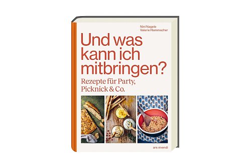 Nini Nagele, Valerie Hammacher, «Und was kann ich mitbringen? Rezepte für Party, Picknick & Co», ars vivendi 2025, 176 Seiten, ISBN 978-3-7472-0660-7, 28 Euro. - © Valerie Hammacher/ars vivendi/dpa-tmn