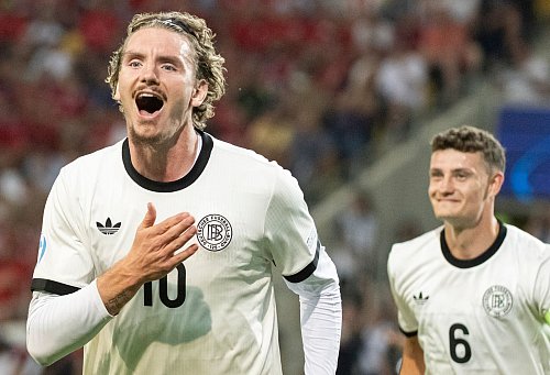 Nick Woltemade trumpft gerade bei der U21-EM auf. - © Martin Baumann/TASR/dpa