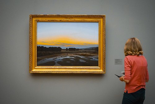 Atmosphärische Weite, die Moderne vorweggenommen: Mit Gemälden wie «Das Große Gehege» kreierte Friedrich eine neue Art von Landschaftsmalerei. - © Michael R. Hennig (DML-BY)/Michael R. Hennig (DML-BY)/dpa