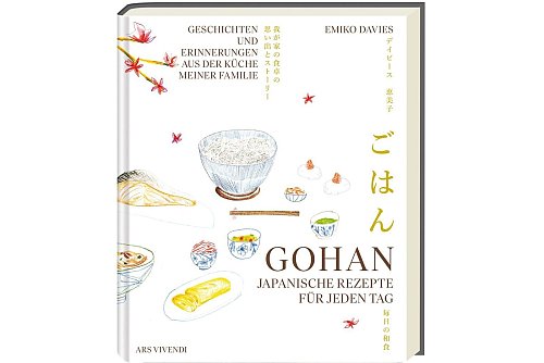 Das Buch «Gohan – Japanische Rezepte für jeden Tag» gibt Einblicke in die authentische japanische Küche, die mit viel Liebe und ohne großen Aufwand zubereitet wird und verbindet dies mit Geschichten aus Emiko Davies\\\' japanischer Familie. - © Ars Vivendi Verlag/dpa-tmn