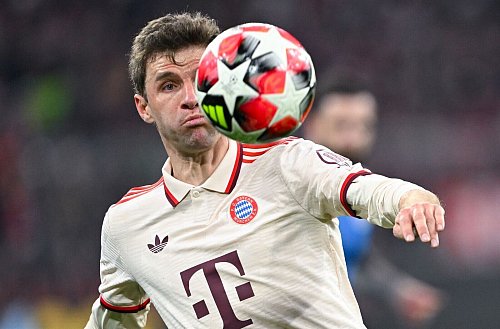 Mehr Bayern geht praktisch nicht: Thomas Müller. - © Sven Hoppe/dpa
