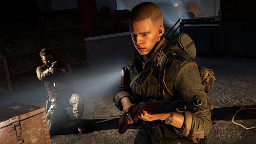Kein Schritt weiter: Scharfschütze Harry Hawker stellt einen Gegner. - © Rebellion/Fireshine Games/dpa-tmn