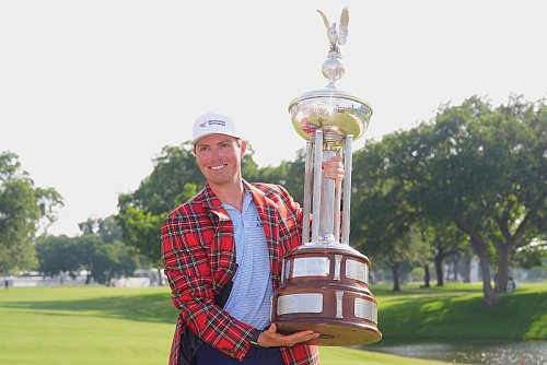 Für Ben Griffin war es der erste Sieg auf der PGA-Tour. - © LM Otero/AP/dpa
