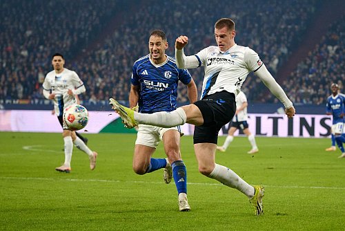 Schalker und Paderborner lieferten sich enge Duelle. - © Bernd Thissen/dpa