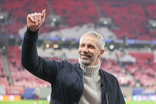 Trainer Marco Rose hat in Leipzig seine Kritiker. - © Andreas Gora/dpa