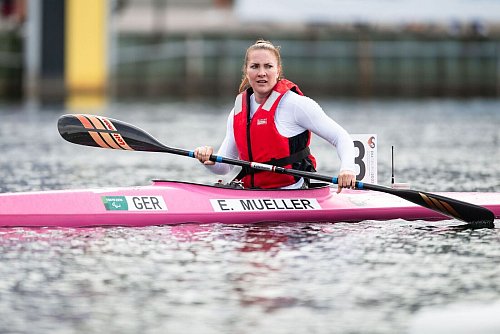Edina Müller muss ins Halbfinale. - © Marius Becker/dpa