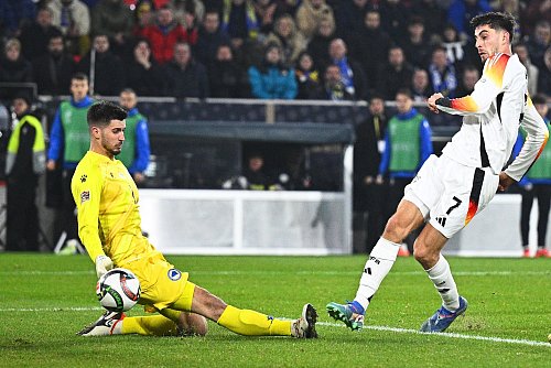 Endlich wieder ein Tor von Havertz aus dem Spiel heraus. - © Tom Weller/dpa