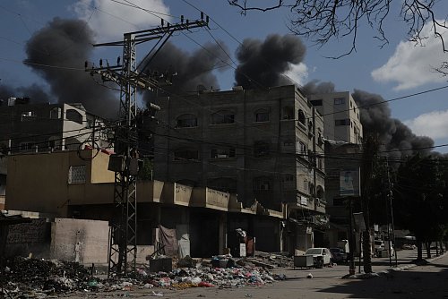 Trump will den Krieg im Gazastreifen möglichst schon vor seinem Amtsantritt im Januar beendet wissen. - © Abdul Rahman Salama/XinHua/dpa