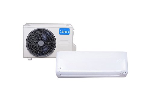 Starkes Gerät aus dem Test 2024: Das Modell von Midea mit einer Kühlleistung von 2,5 kW konnte im Vergleich die Raumtemperatur besonders schnell absenken. - © Stiftung Warentest/dpa-tmn