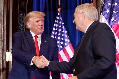 Trump strebt eine Waffenruhe für Gaza noch vor seinem Amtsantritt an. (Archivbild) - © Alex Brandon/AP/dpa