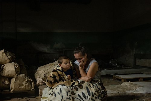 Besonders hart traf der Angriff Kiew. - © Svet Jacqueline/ZUMA Press Wire/dpa