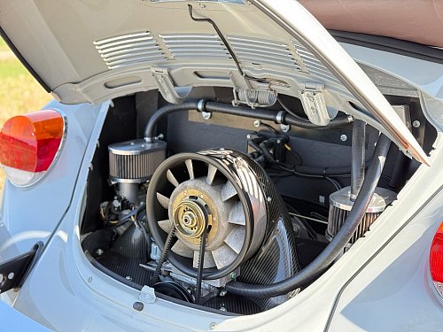 Kräftiges Käferherz: Verbaut ist ein Typ-4-Motor mit bis zu 210 PS. - © Thomas Geiger/dpa-tmn