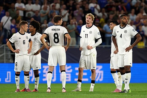 Diese Leistung war nicht ausreichend für die großen Ziele der Nationalmannschaft. - © Christian Charisius/dpa