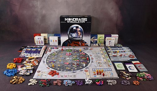 In «Mondbasis Shackleton» leiten bis zu 4 Spielende eine Raumfahrtagentur, die am Südpol des Mondes Ressourcen abbauen, Gebäude errichten oder Projekte von Konzernen unterstützen soll. - © Giant Roc/Sorry We Are French/dpa-tmn