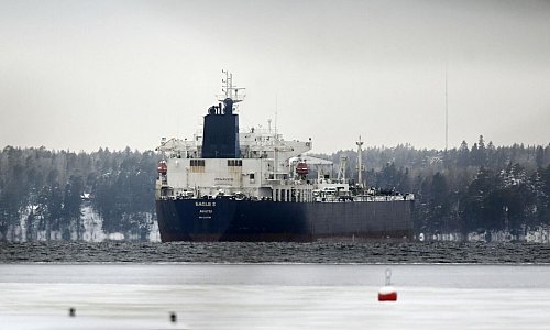 Der Öltanker «Eagle S» zählt nach EU-Einschätzung zur russischen Schattenflotte. (Archivbild) - © Vesa Moilanen/Lehtikuva/dpa