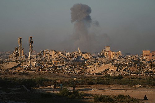 Israels Armee geht weiter mit Härte gegen die Hamas in der Stadt Gaza vor. (Archivbild) - © Abdel Kareem Hana/AP/dpa