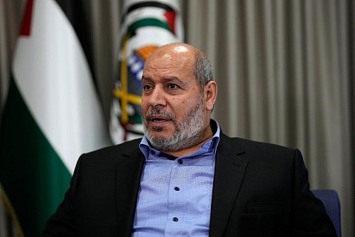Chalil al-Haja, gegenwärtig ranghöchster Vertreter der Terrororganisation Hamas. (Archivbild) - © Khalil Hamra/AP/dpa